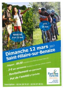 Affiche randonnée F RURALES